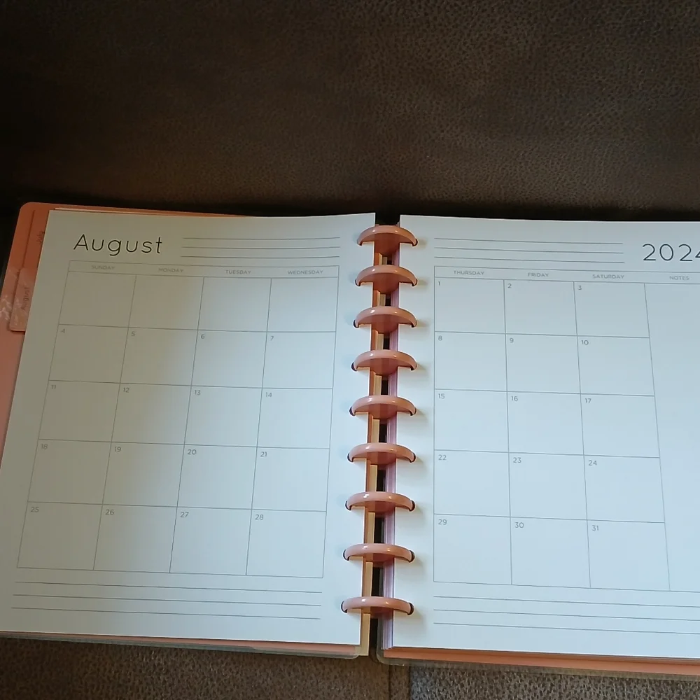 Pen + Gear 12 month disc-bound planner 2024 to 2025